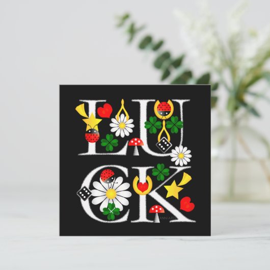 幸運のカード カード (スタンド正面)