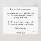 幸運のカード ポストカード (裏面)