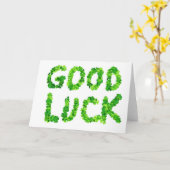 幸運のクローバー(中ブランク) カード (黄色い花)