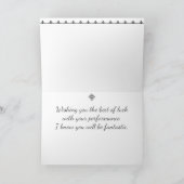 幸運のダンサー カード (内部)