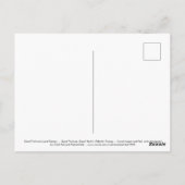 幸運のトカゲのタイル ポストカード (裏面)