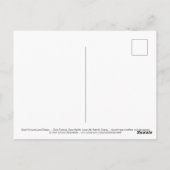 幸運のトカゲのタイル ポストカード (裏面)