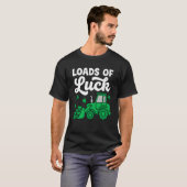 幸運のトラクターSで楽しい聖パトリック2019の日 Tシャツ (正面フル)