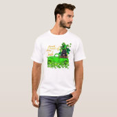 幸運のトラック スコティッシュ テリア Tシャツ (正面フル)