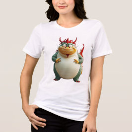 幸運のドラゴンがやってくる | 笑顔の十二支ドラゴン トライブレンドTシャツ