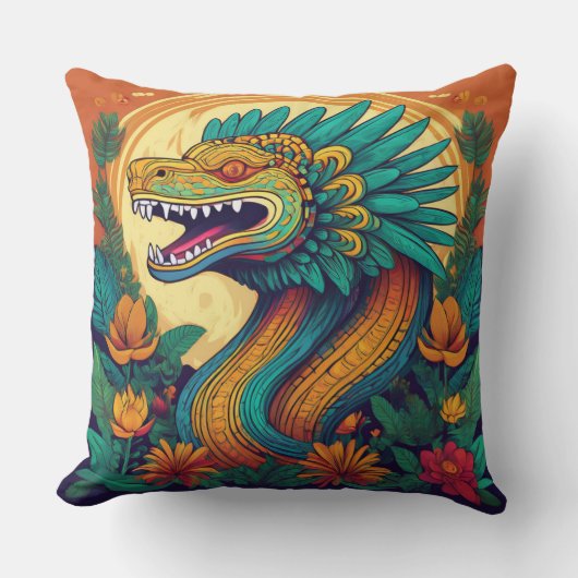 幸運のドラゴン クッション (正面)