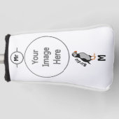 幸運のバーディーを立っている大西洋のパフィン ゴルフヘッドカバー (正面)