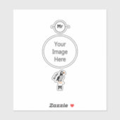 幸運のバーディーを立っている大西洋のパフィン シール (シート)