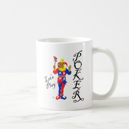 幸運のポーカーテリア コーヒーマグカップ (右)