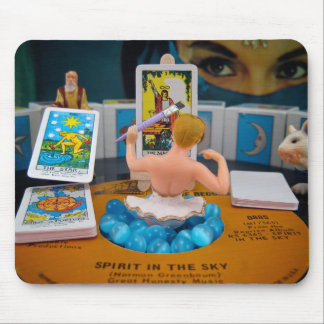 幸運のマウスパッドを作成する彼女 マウスパッド