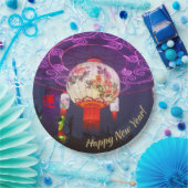 幸運の中国人のランタン ペーパープレート (パーティー)