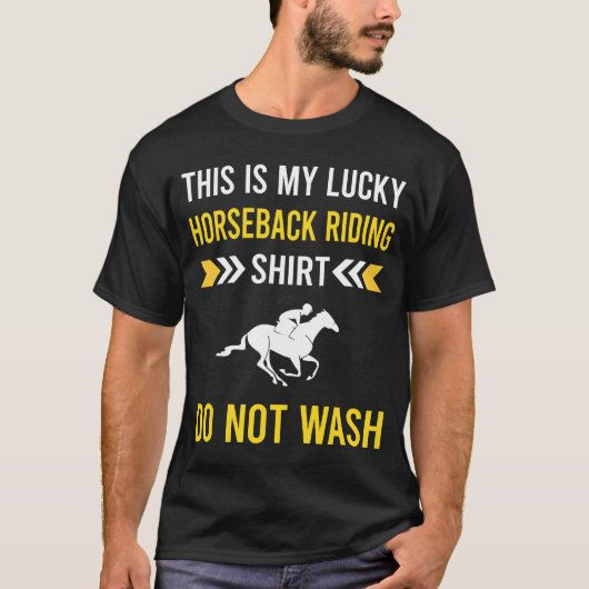 幸運の乗馬シャツ Tシャツ (正面)
