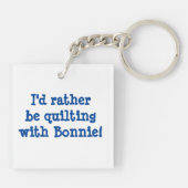 幸運の倍はkeychain味方しました キーホルダー (裏面)