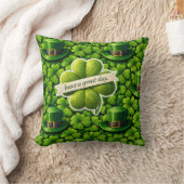 幸運の四つ葉のクローバー Saint Patrick's Day have a g クッション (ブランケット)