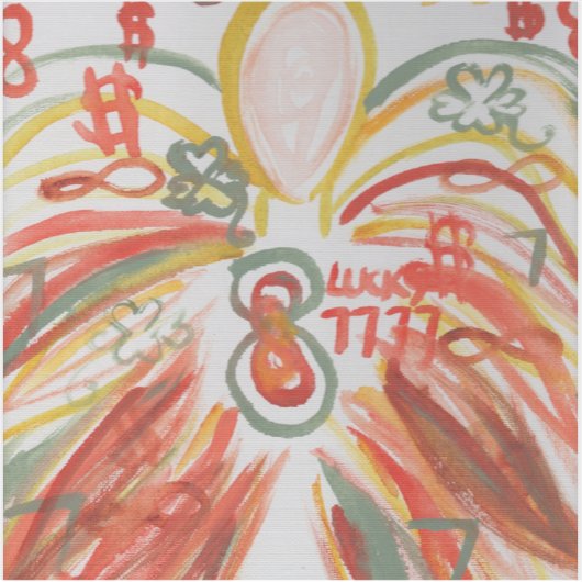 幸運の天使 シール (正面)