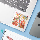 幸運の天使 シール (ノートパソコンとiPhone)