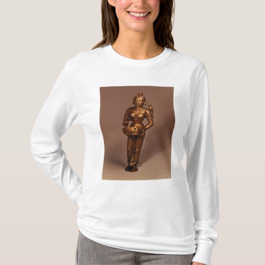幸運の女神の形のランプ Tシャツ (正面)