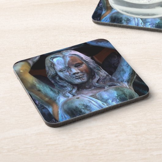 幸運の女神 コースター (左側)