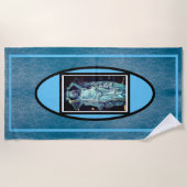 幸運の女神 ビーチタオル (正面)