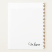 幸運の年 プランナー手帳 (裏面)