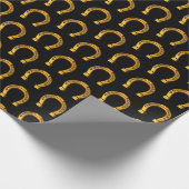 幸運の幸運な金蹄鉄 ラッピングペーパー (角)