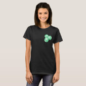 幸運の数字9 ティールボール Tシャツ (正面フル)