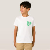 幸運の数字9 ティールボール Tシャツ (正面フル)