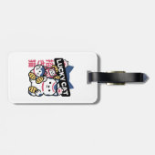 幸運の猫 まねきねこ 日本の縁起物 ラゲッジタグ (裏面横)