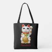 幸運の猫 トートバッグ (裏面)