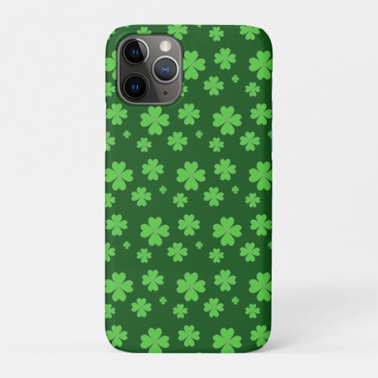 幸運の緑のクローバー Case-Mate iPhoneケース (裏)