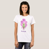 幸運の花束チューリップ かわいいTシャツ Tシャツ (正面フル)