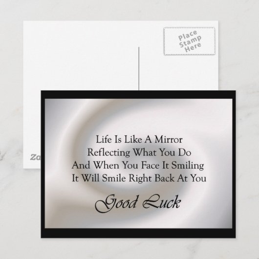 幸運の詩 ポストカード (正面/裏面)