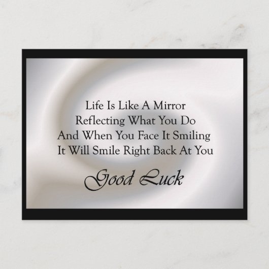 幸運の詩 ポストカード (正面)