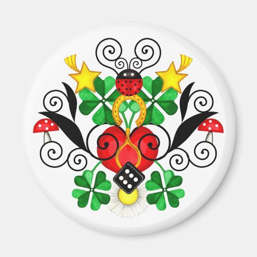 幸運の贈り物 マグネット (正面)