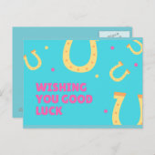 幸運の郵便はがきを望みます ポストカード (正面/裏面)