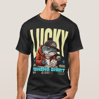 幸運の釣りシャツ Tシャツ