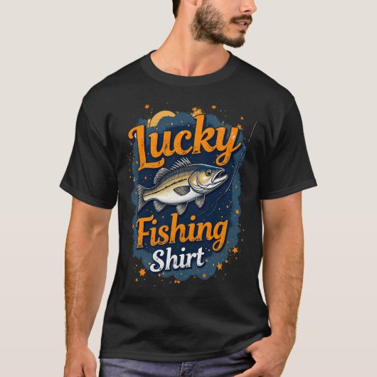幸運の釣りシャツ Tシャツ (正面)