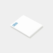 幸運の青いTikiのポリネシアの後it®ノート ポストイット (アングル)