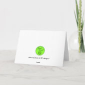 幸運の馬の靴 カード (裏面)