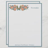 幸運の馬蹄形のフローラのパーソナライズ (正面/裏面)