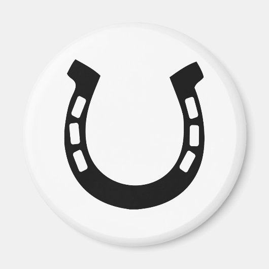 幸運の馬蹄形 マグネット (正面)