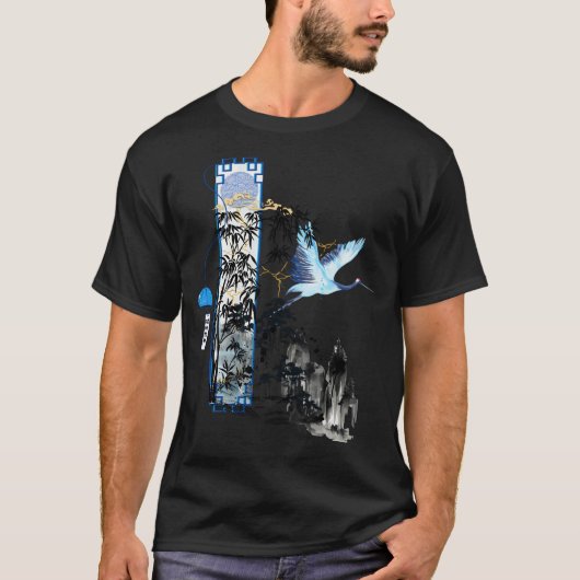 幸運の鶴 Tシャツ (正面)