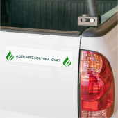 "幸運はっきりしたな"はバンパーステッカーを支持します バンパーステッカー (トラック上)