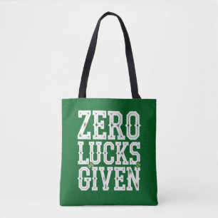 幸運はゼロ Funny St Patrick's Day アイルランド人 トートバッグ