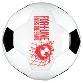 幸運は勇敢なイングランドのサッカーを好む サッカーボール (回転)