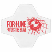 幸運は勇敢なイングランドのサッカーを好む サッカーボール (フラット)