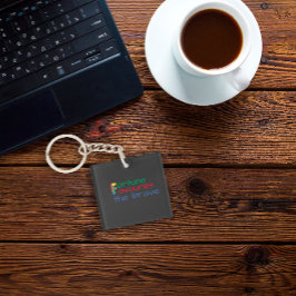 幸運は勇敢なキーチェーンを好む キーホルダー