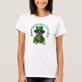 幸運を呼ぶセントパトリックの犬 Tシャツ