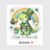 幸運を呼ぶハッピーパトリックの日ステッカー シール (シート)