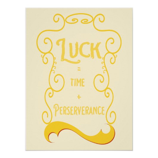 幸運を引き出す ポスター (正面)